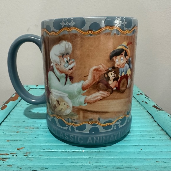 Disney Store Pinocchio Mug Peter Pan Classic Animation Collection 12 oz Mug - Picture 3 of 10